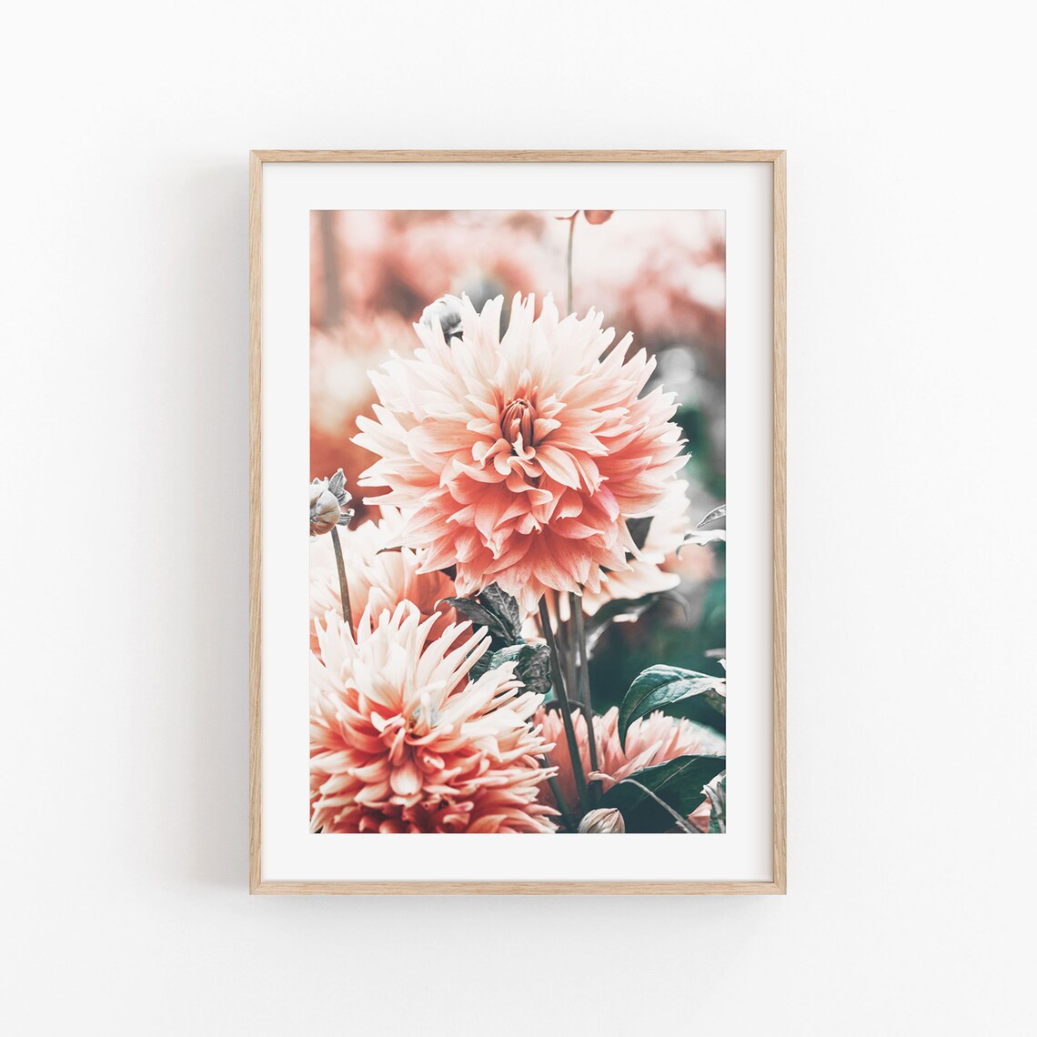 Summer Flowers Print, Modern Minimalist Art Print