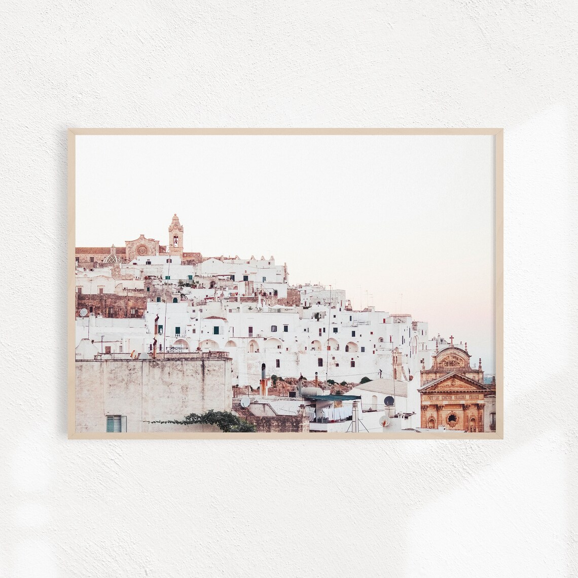 Naples Italy Cityscape Travel Poster, Living Room Decor - Image 2