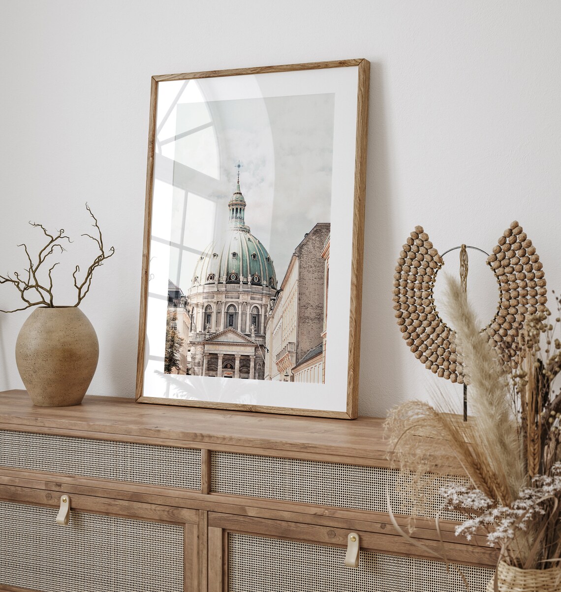 Denmark City Poster, Scandinavian Cathedral Travel Poster - Image 3