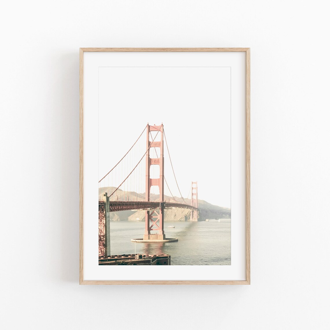 San Francisco Bridge Modern Minimalist Art Print