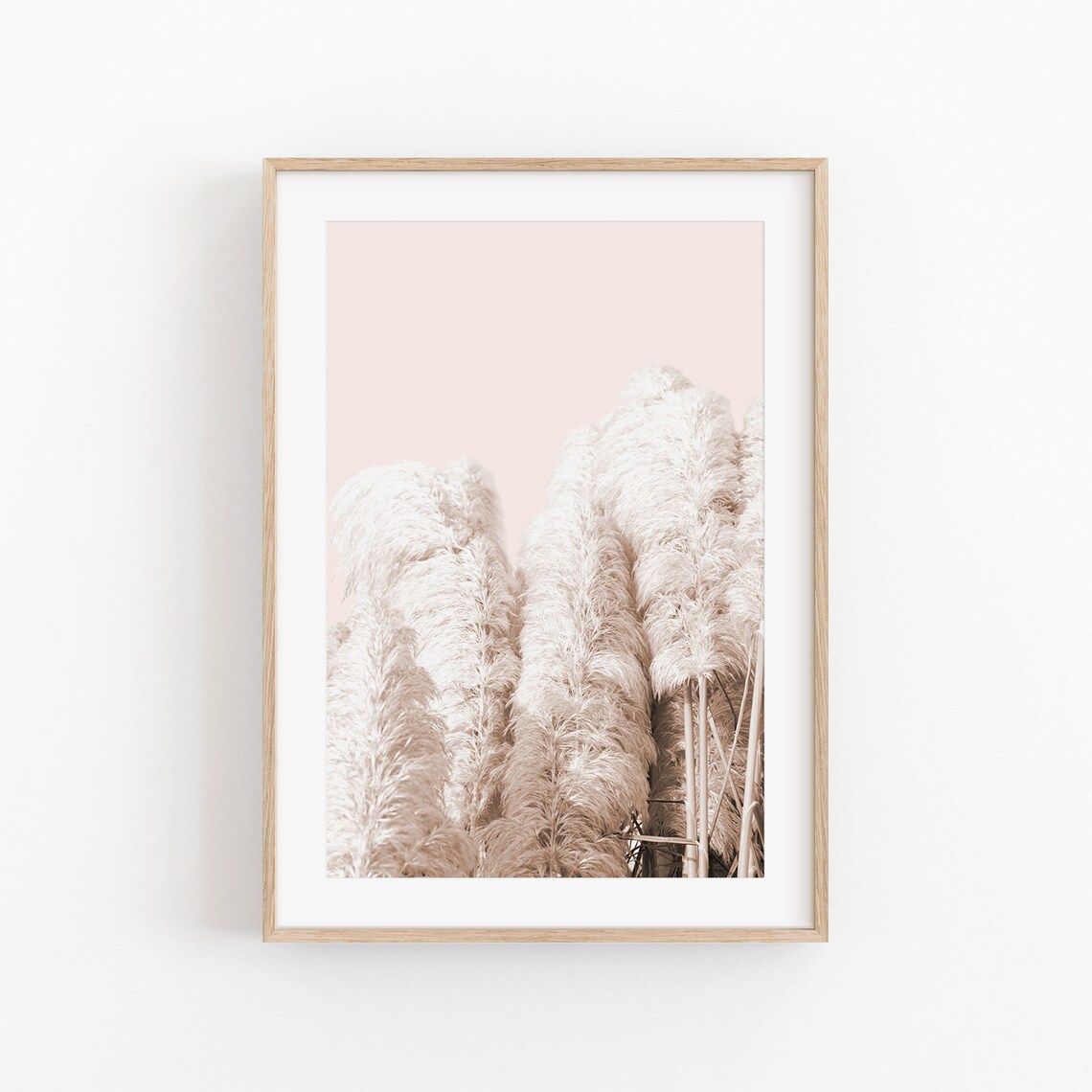 Desert Pampas Grass Print, Farmhouse Wall Art