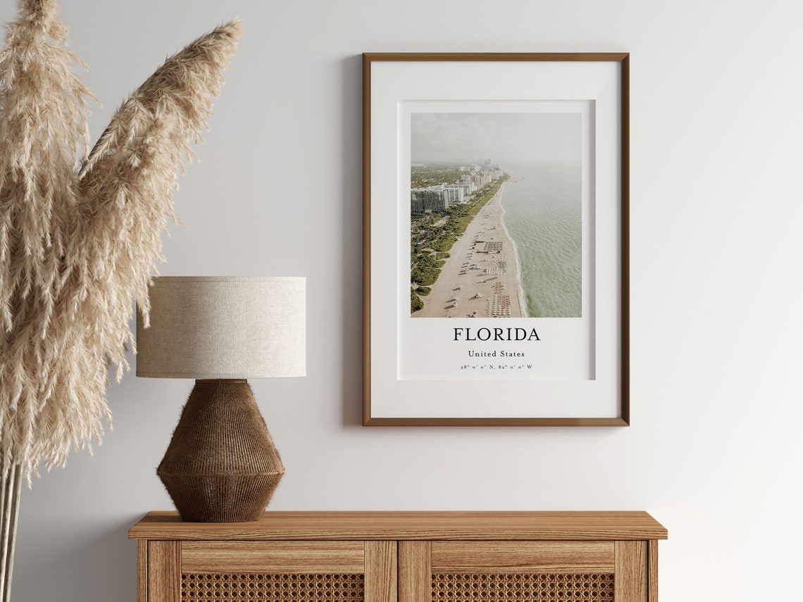 Miami Beach Travel Poster, Florida USA - Image 3