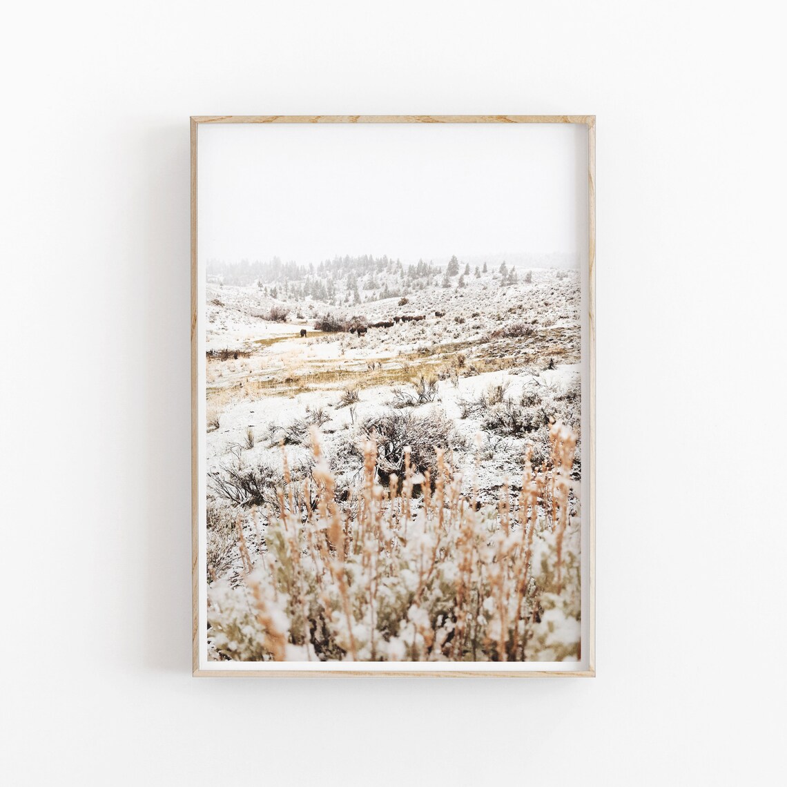 Nature Print, Modern Minimalist Tree Poster