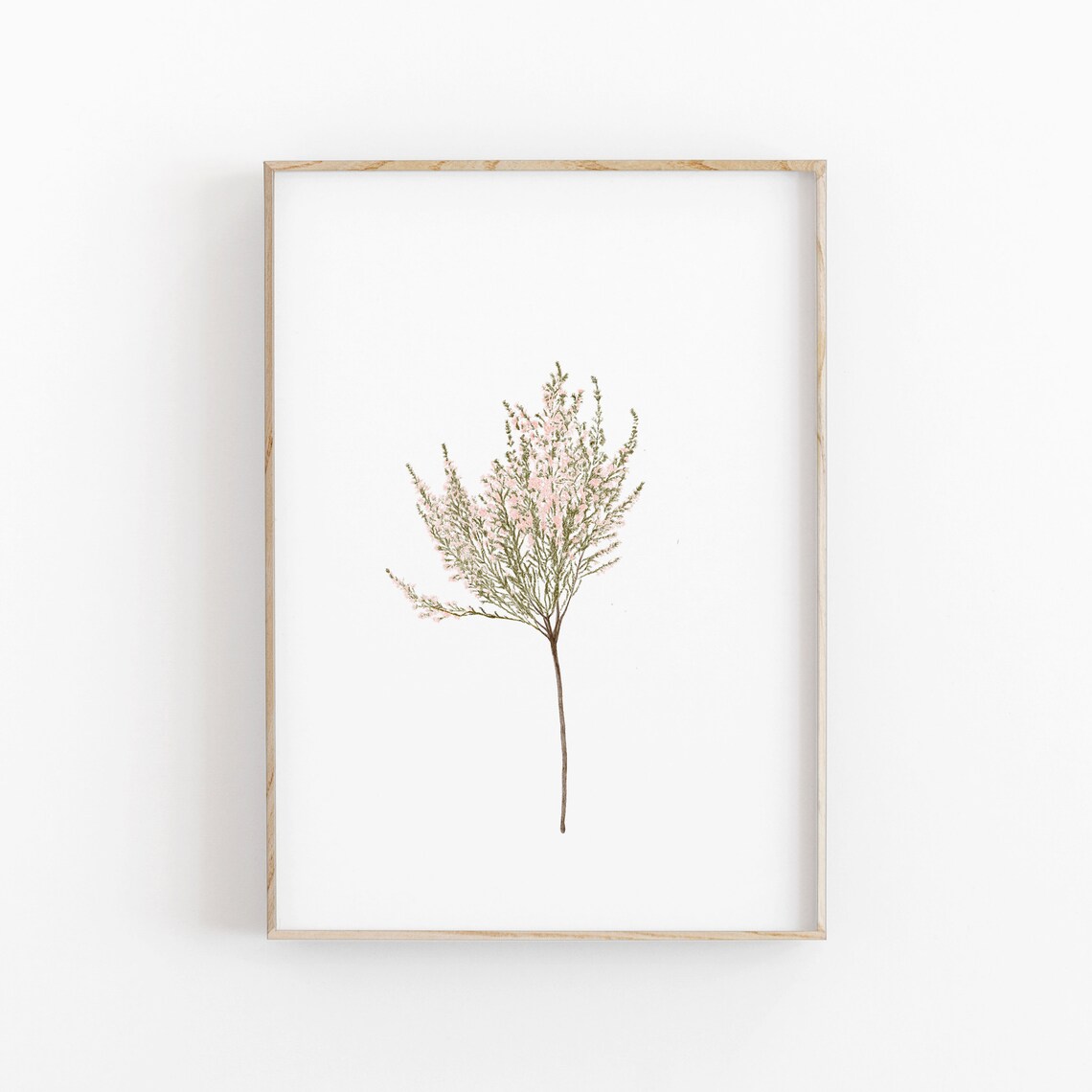 Watercolor Flowers Print, Modern Minimalist Poster - Image 2