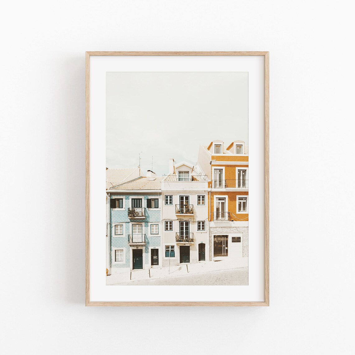 Portugal Cityscape Photo Poster, Lisboa Travel Art