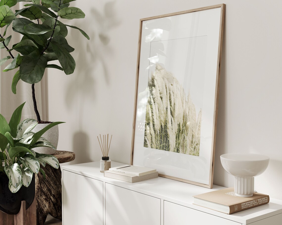 Pampas Grass Print, Farmhouse Botanical Art Print - Image 3