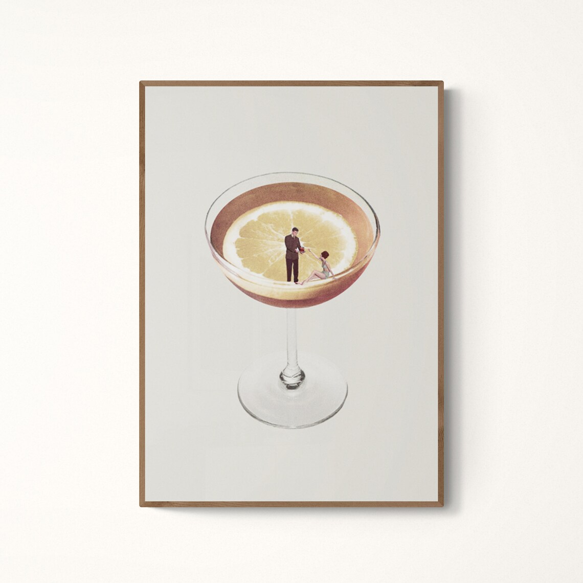 My Drink Needs A Drink Cocktail Art Print