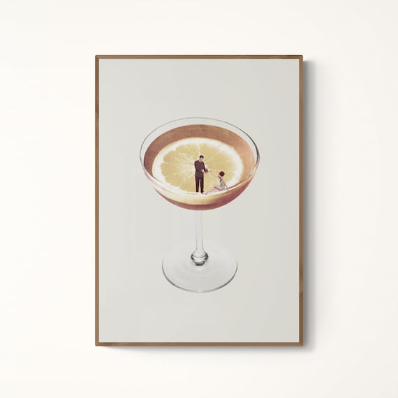My Drink Needs A Drink Cocktail Art Print