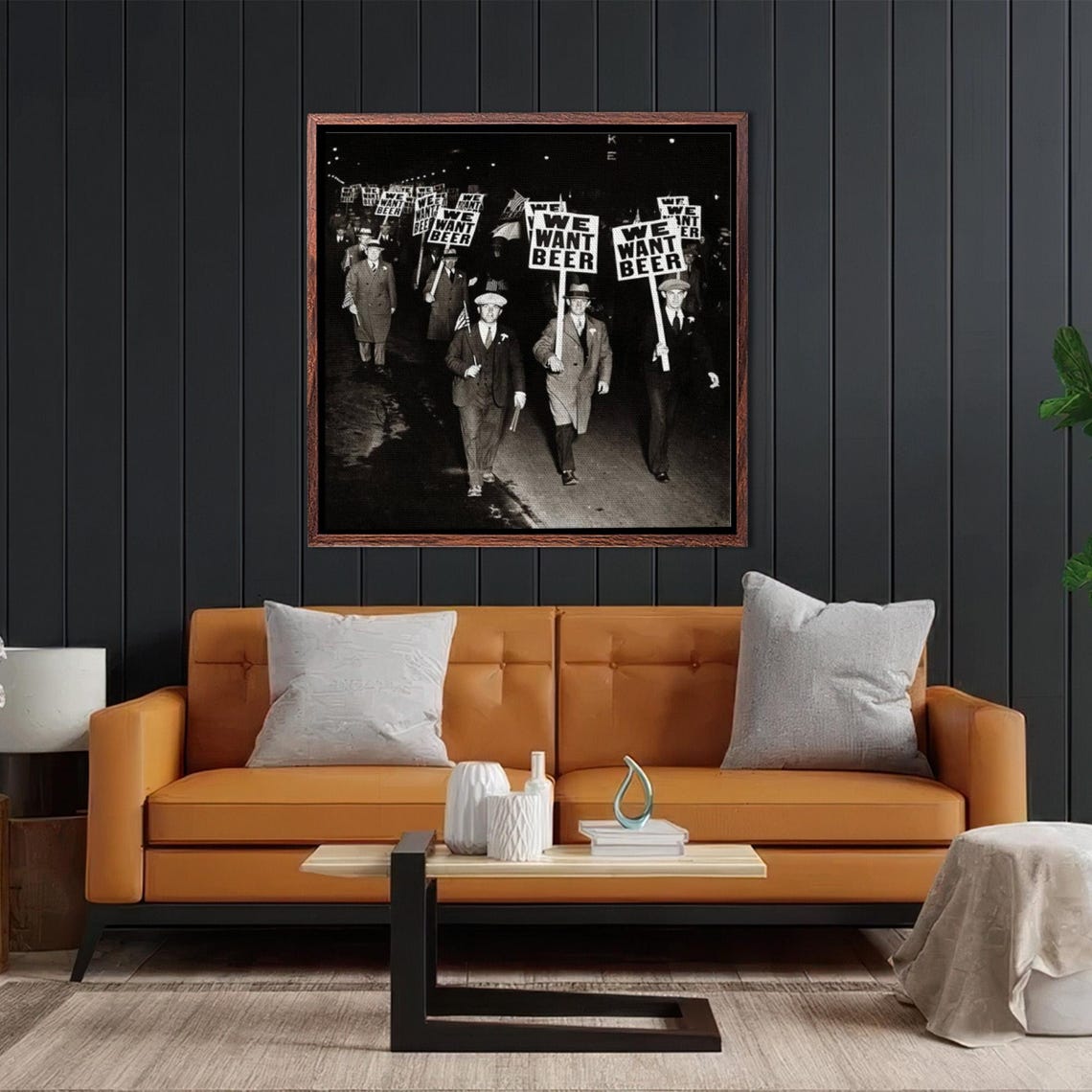 We Want Beer 1931 Prohibition Protest March Historic Photo Poster - Image 2