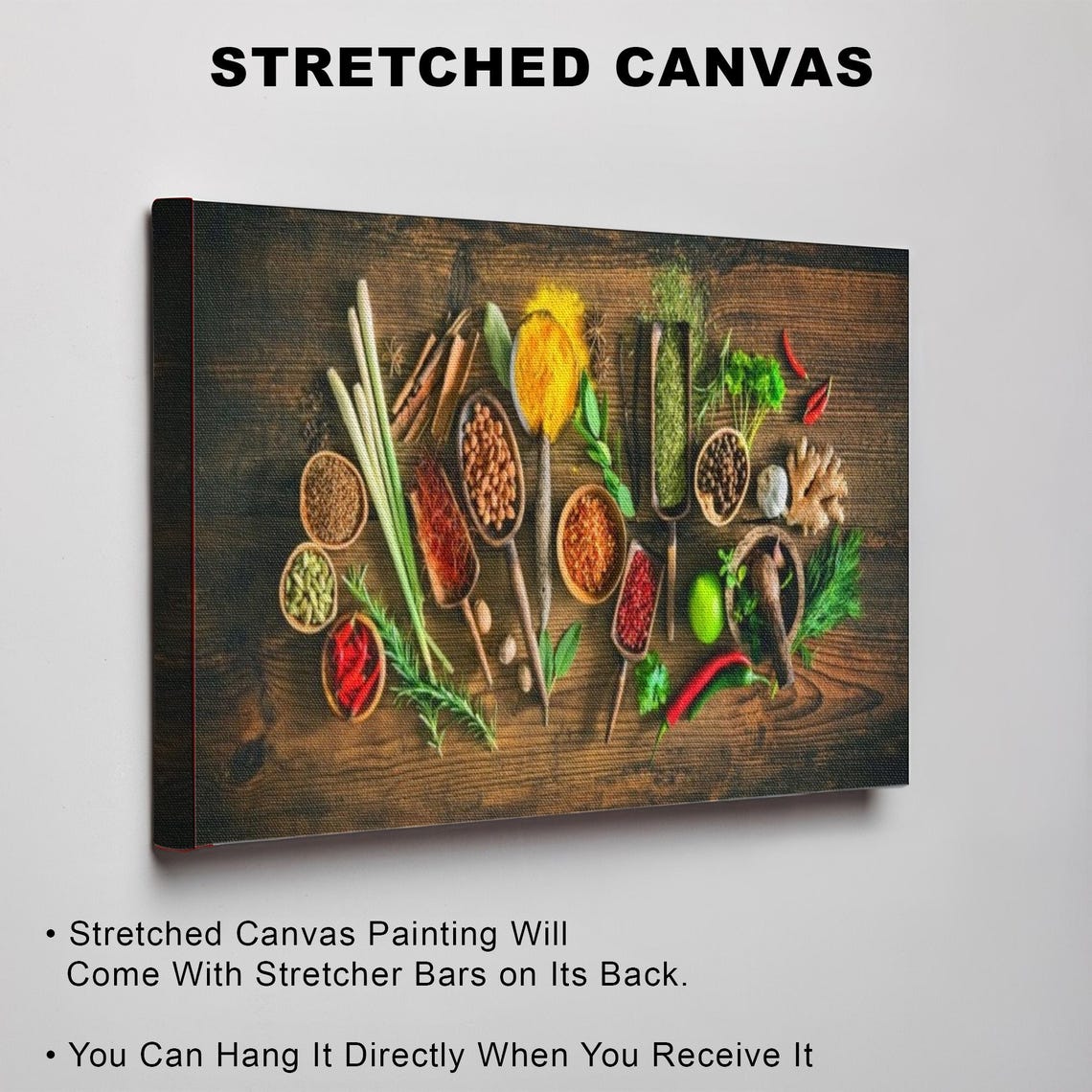Fresh Kitchen Herbs Arranged On A Rustic Wooden Cutting Board Poster - Image 3