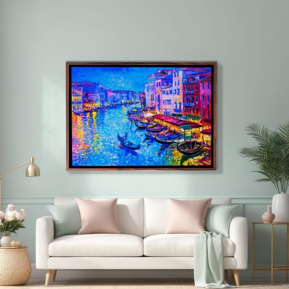 Russia Neva River Landscape Wall Art Large Wall Art Modern Wall Decor Regional Wall Decor Gift For Home Decor