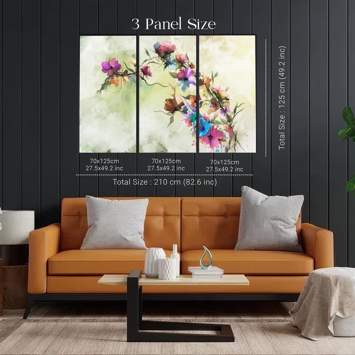 Delicate Abstract Spring Flowers In Soft Watercolor Hues Poster - Image 2