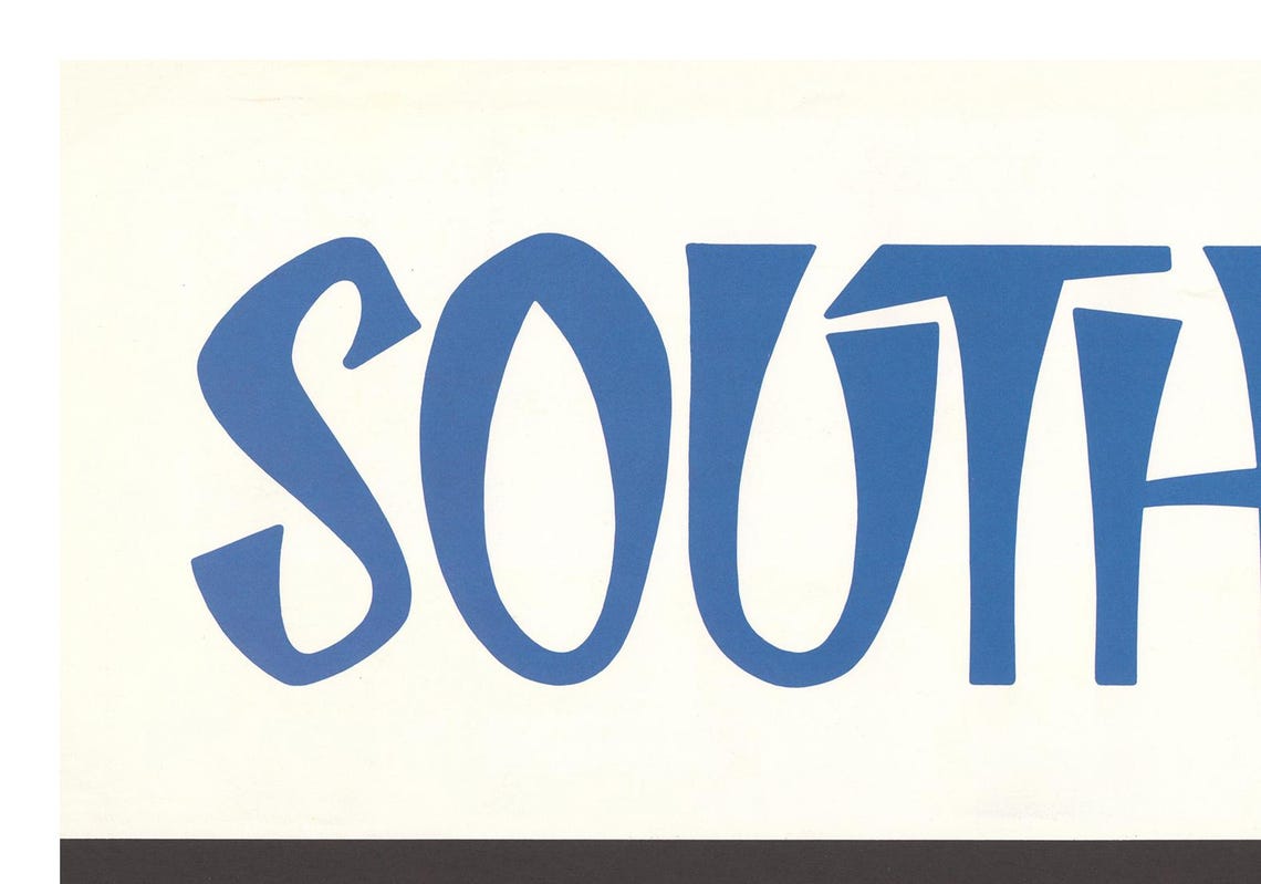 South Pacific Vintage Canadian Pacific Airline Island Travel Poster - Image 2