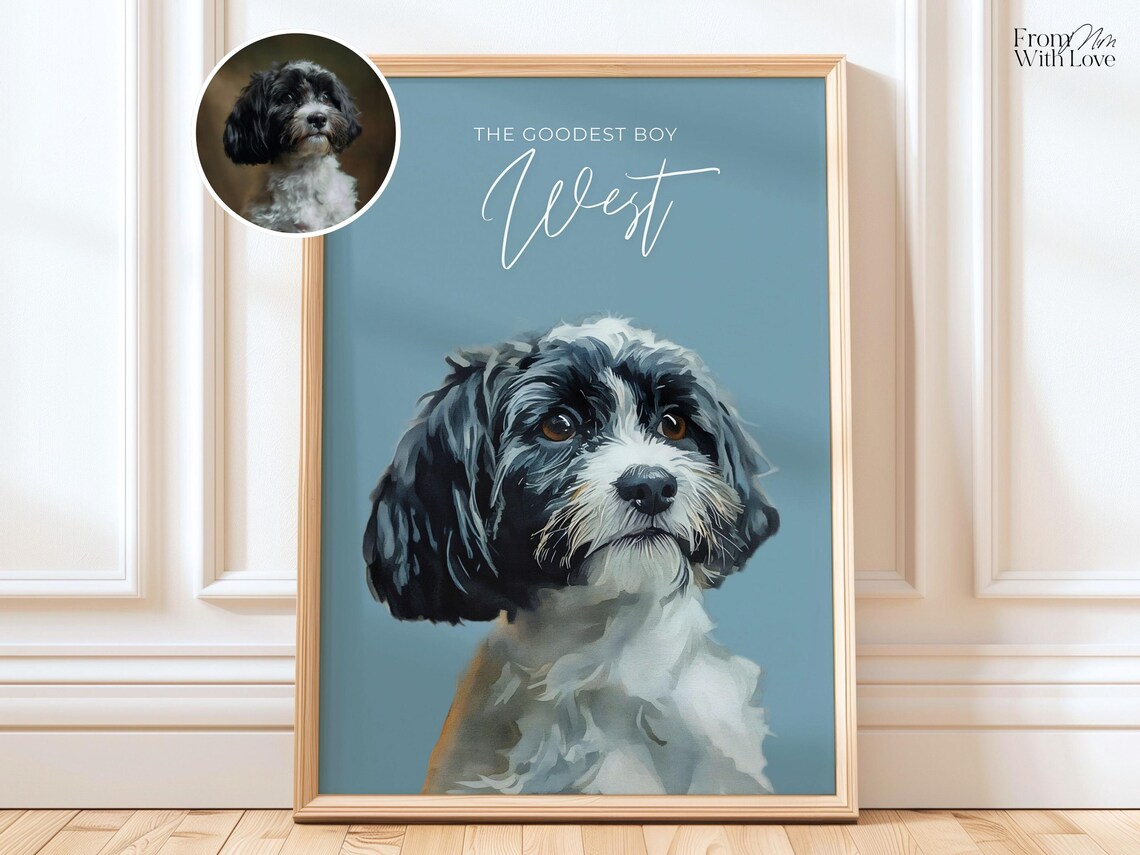 Custom Pet Portraits for Dog And Cat Lovers