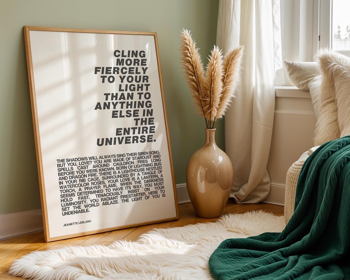 Positive Affirmation Selflove Mental Health Poster