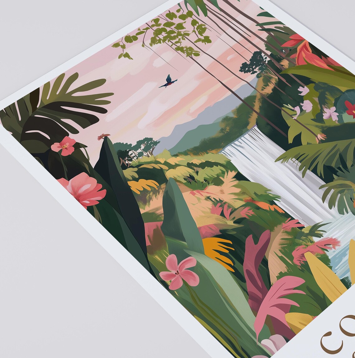 Costa Rica Travel Poster, Central America Art Print - Image 2