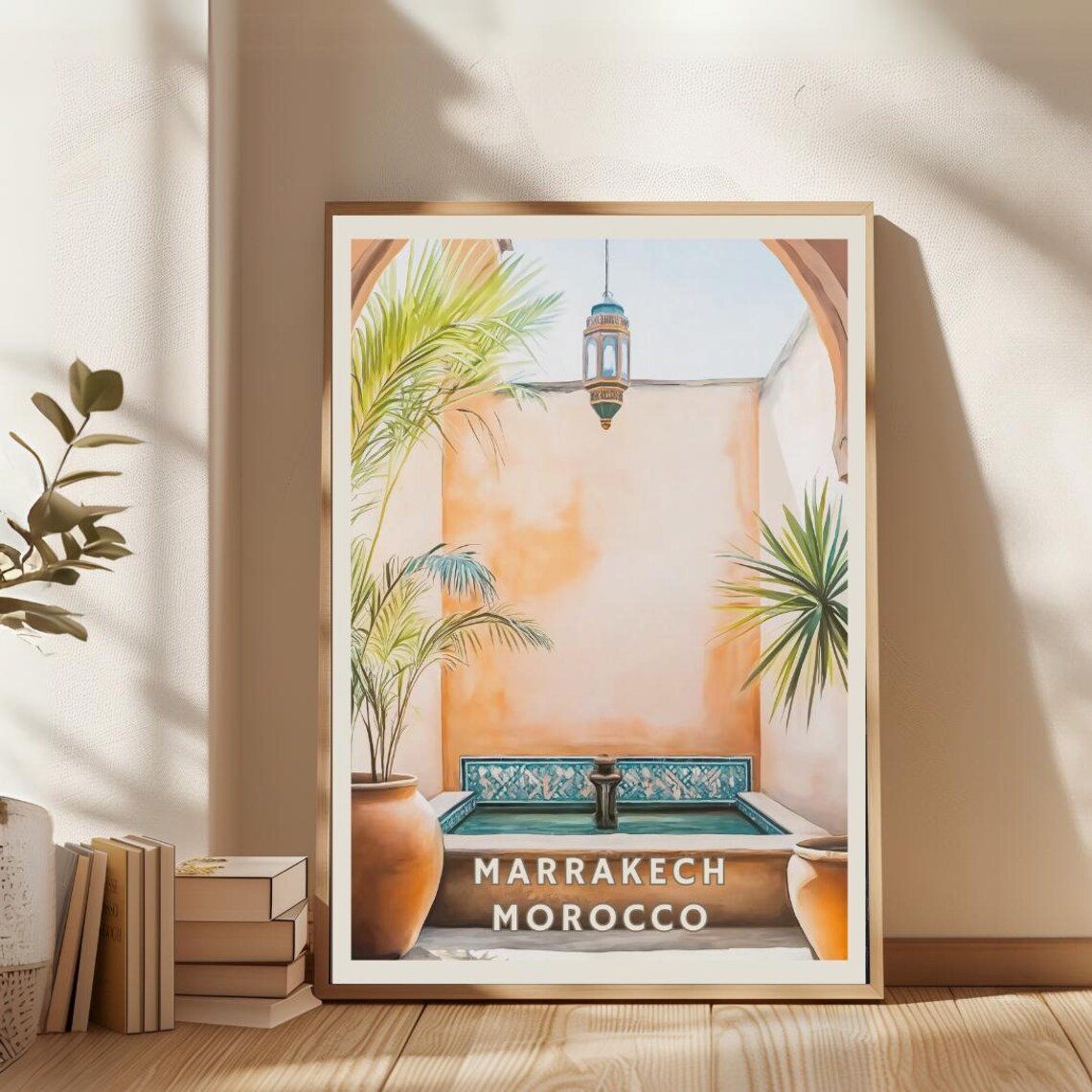 Marrakech Morocco Poster, Traditional North African Decor - Image 2