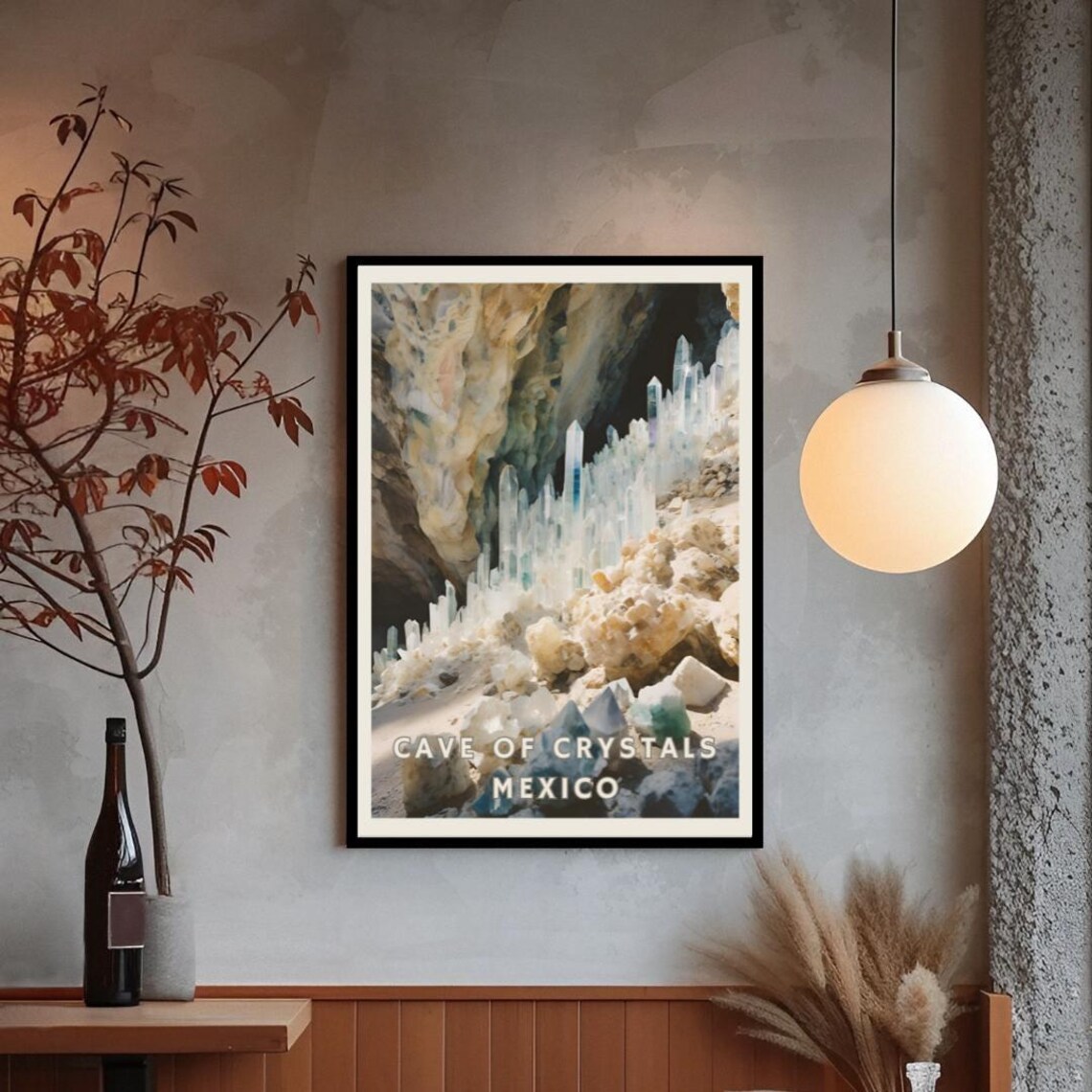 Cave Of Crystals Mexico, Natural Wonder Poster - Image 3