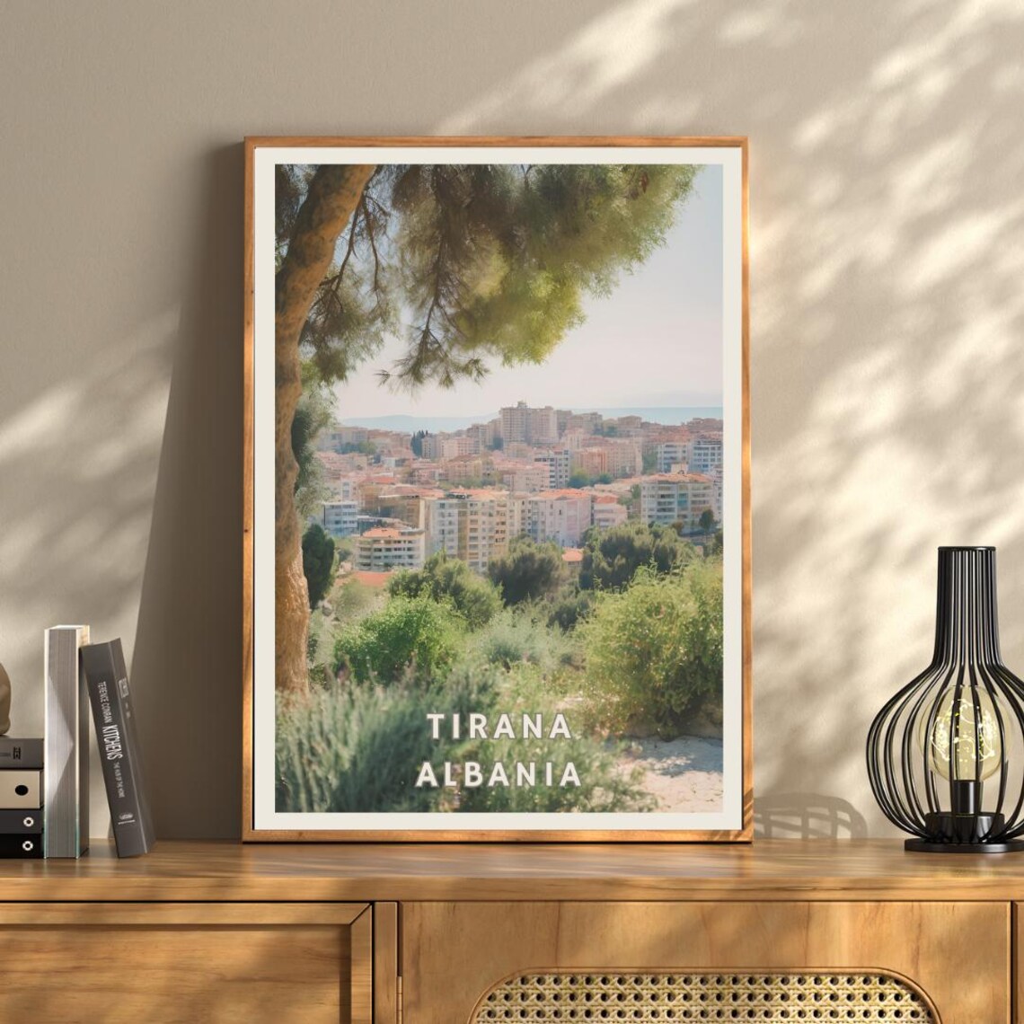 Tirana Albania Poster Balkan City Skyline Wall Art Tirana Travel Print Albanian Decor Adriatic Coastal Mediterranean Beach Home Decor - Image 3