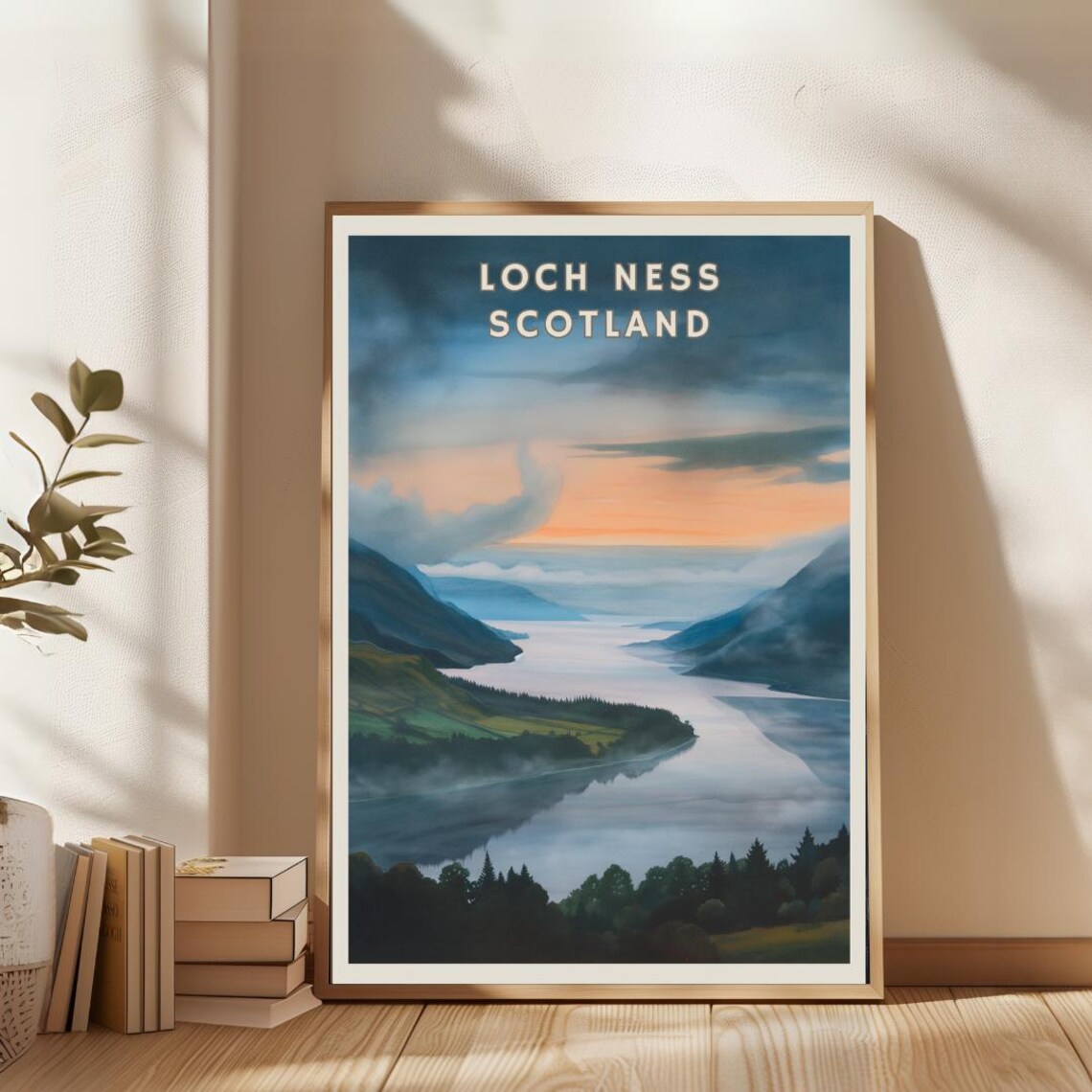 Loch Ness Scotland Travel Poster, Highland Landscape - Image 2