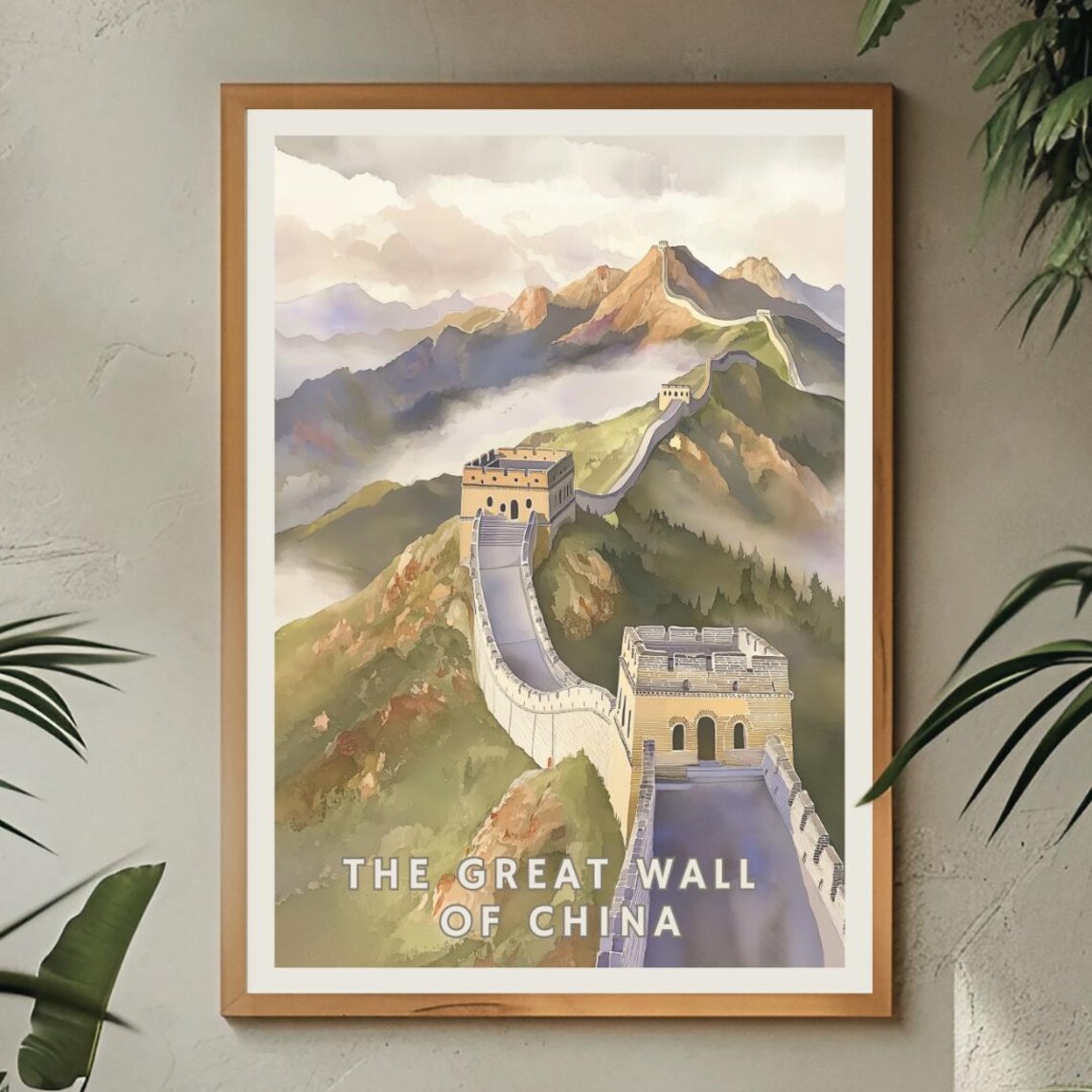 Great Wall Of China Travel Poster, Historic Landmark - Image 2