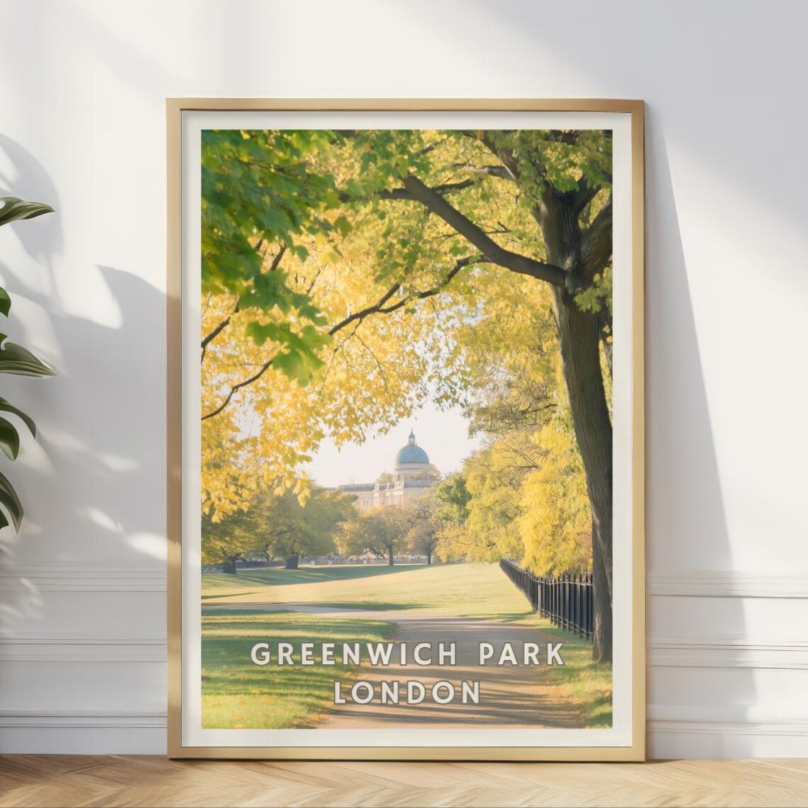 Greenwich Park London, Autumn City Park Art Print