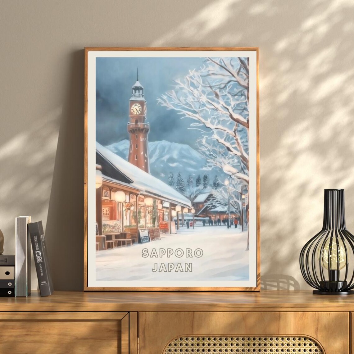 Sapporo Japan Winter Wonderland, Hokkaido Travel Poster - Image 3