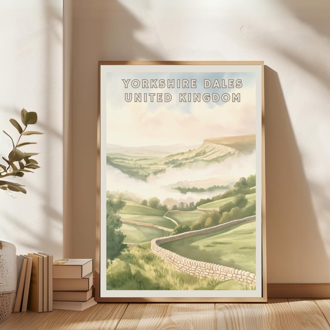 Yorkshire Dales Art Print, English Countryside Landscape - Image 2