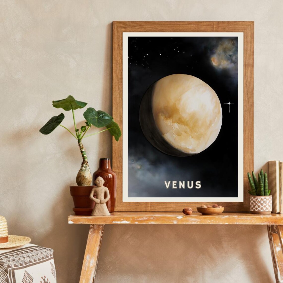 Venus Planet Art Print, Space Decor - Image 2