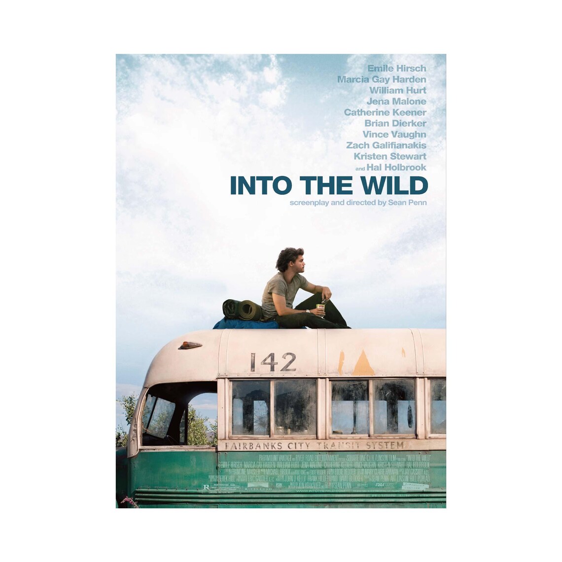Iconic Bus 142 Into the Wild 2007 Sean Penn Adventure Movie Poster - Image 2