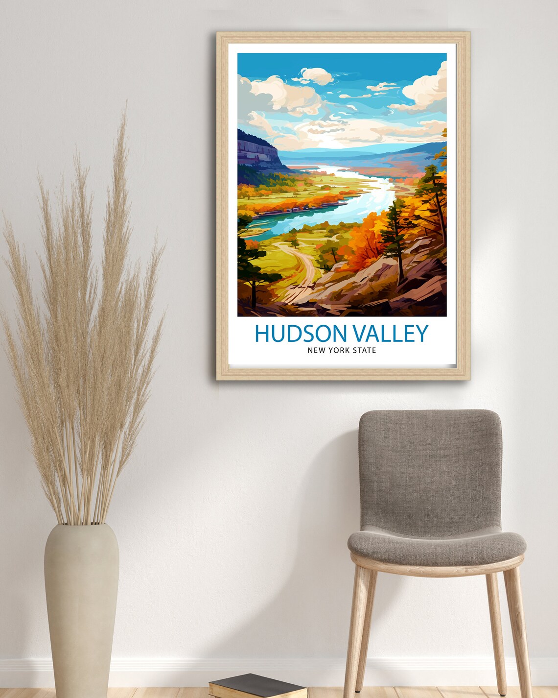 Hudson Valley New York Travel Poster, Upstate New York - Image 3