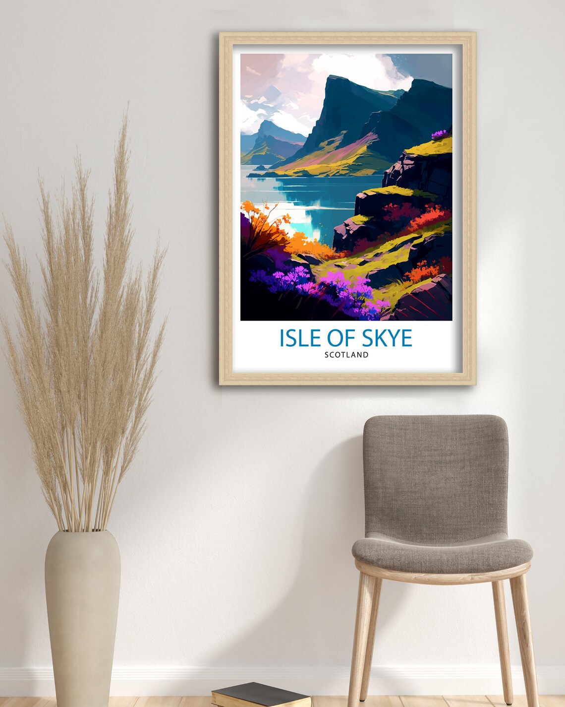 Isle Of Skye Travel Poster, Scotland Home Decor - Image 3