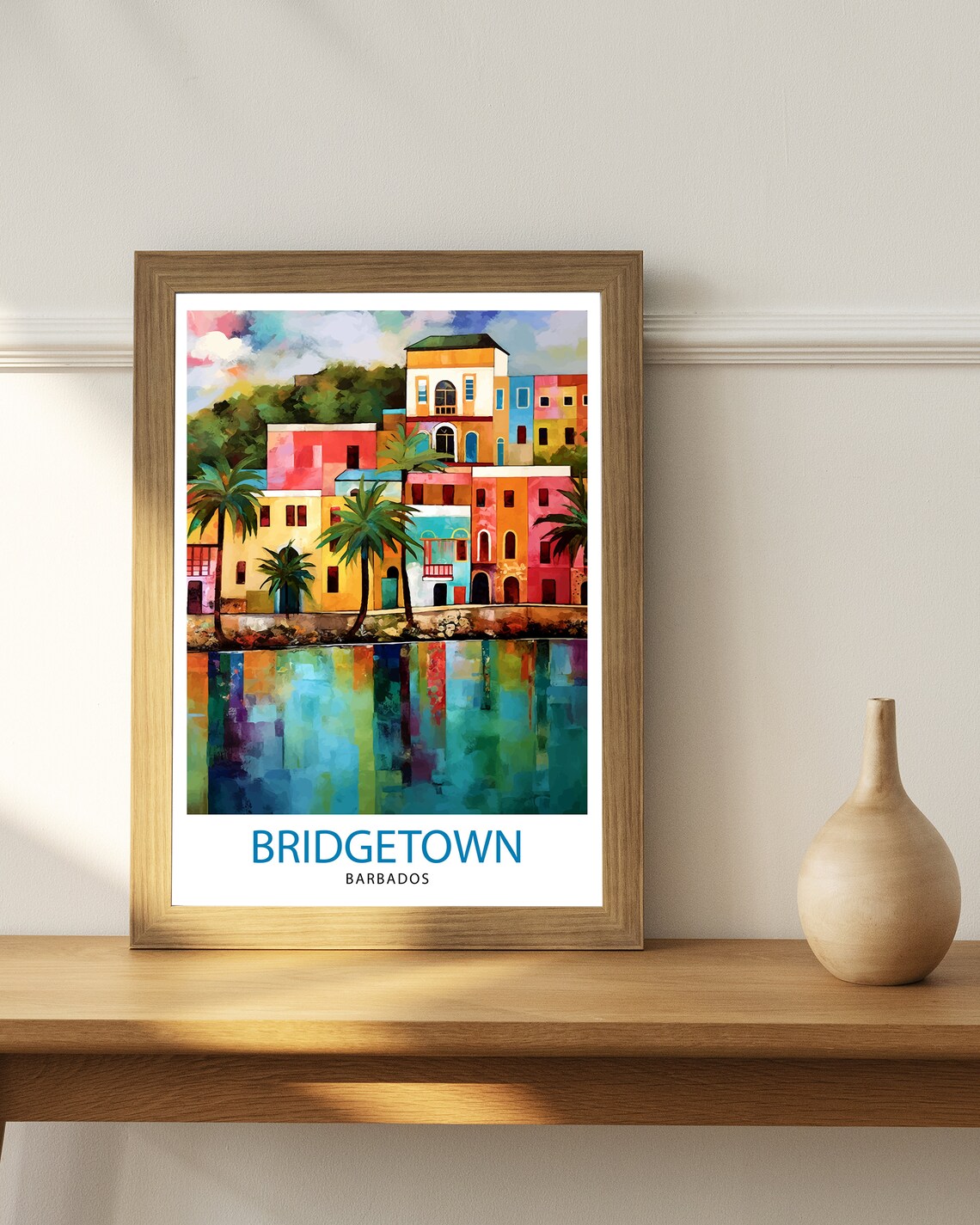 Bridgetown Barbados Travel Poster, Wall Decor - Image 3