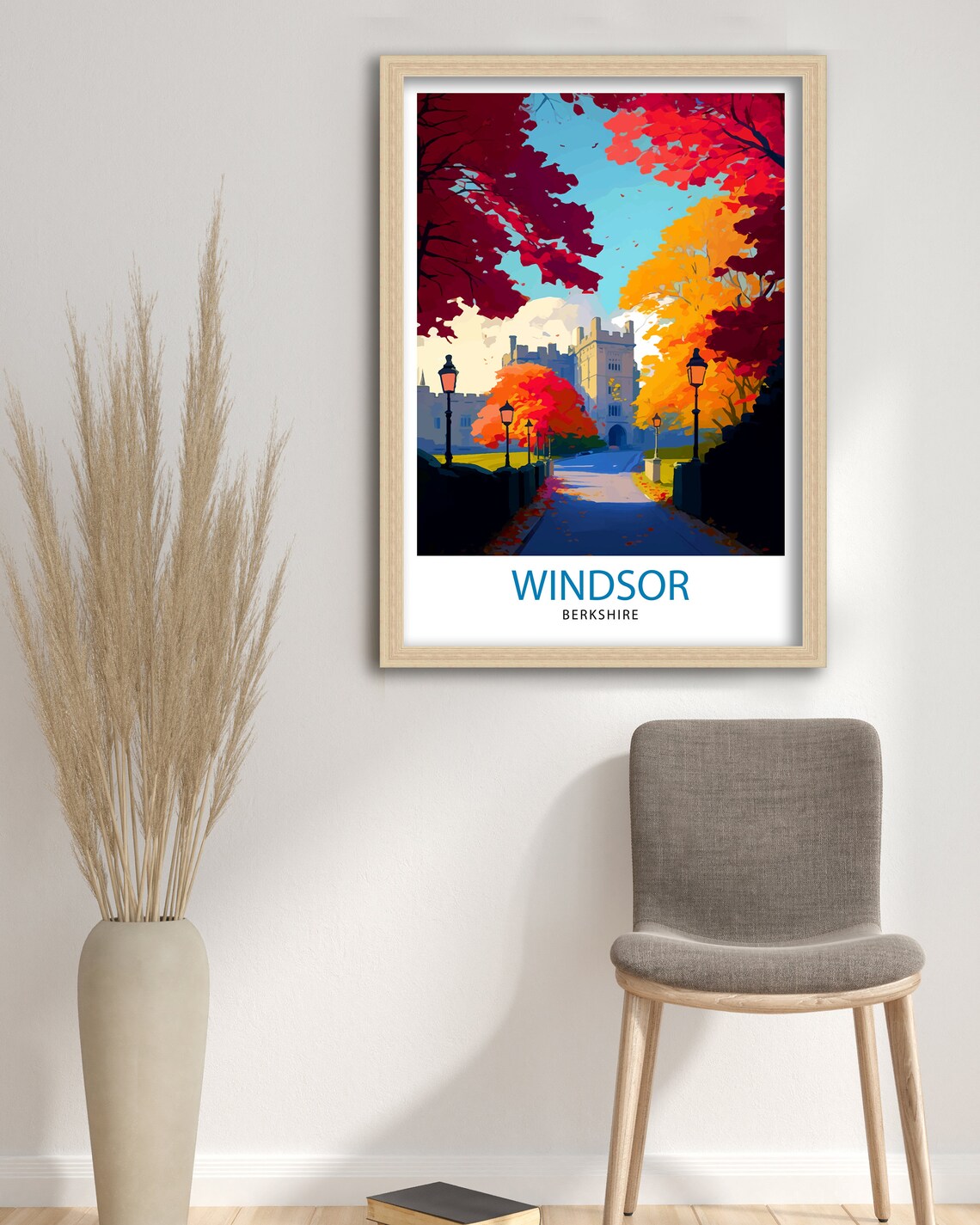 Windsor Berkshire Travel Poster, Home Decor - Image 3