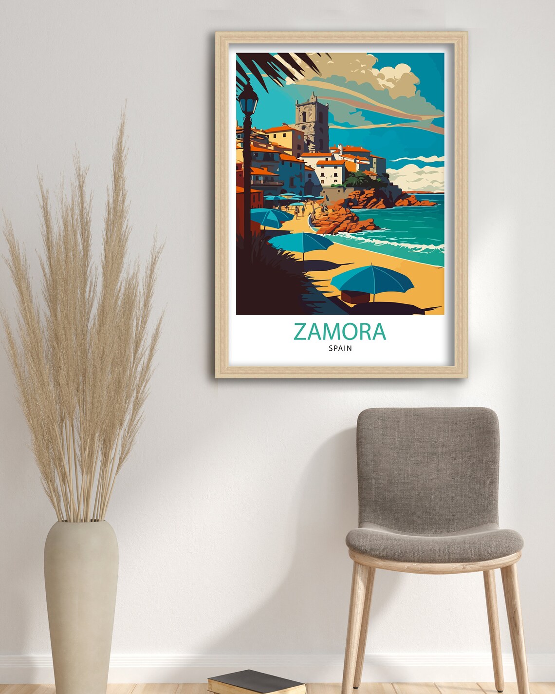 Zamora Spain Travel Poster, Europe Wall Art - Image 3