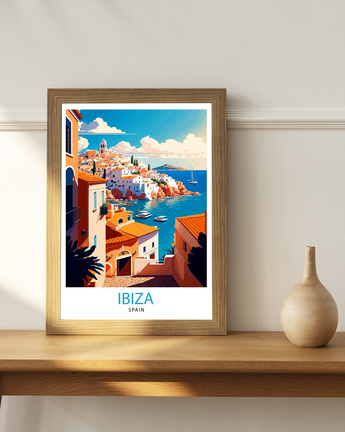 Ibiza Spain Travel Gift For Lovers Poster - Image 2