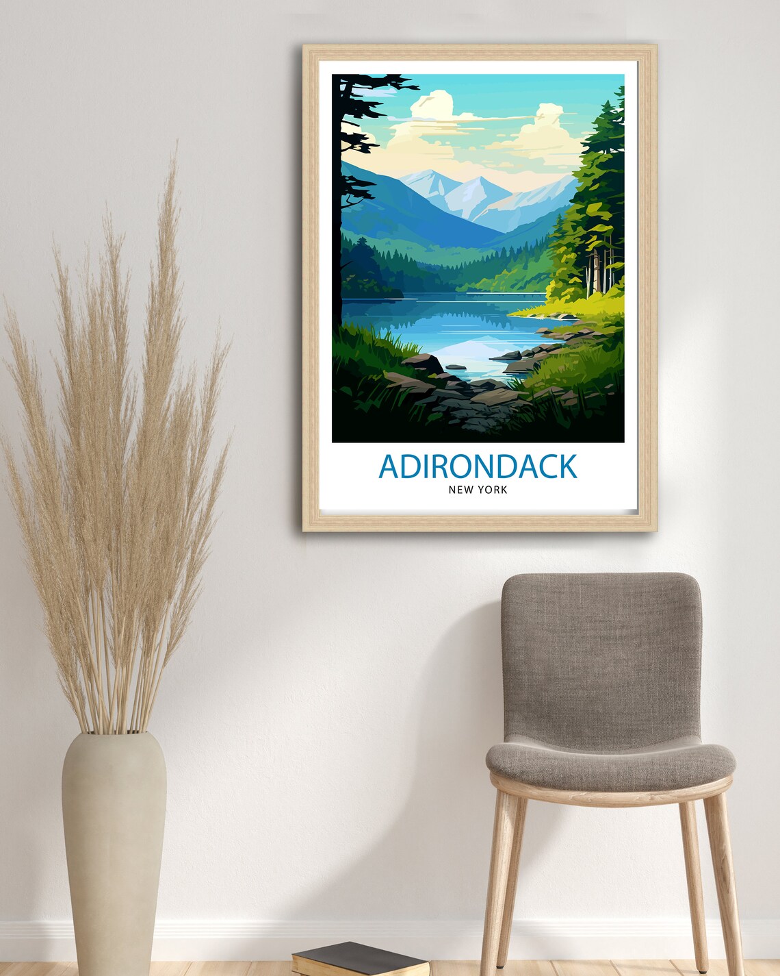 Adirondack, New York Travel Poster, Wall Decor - Image 3