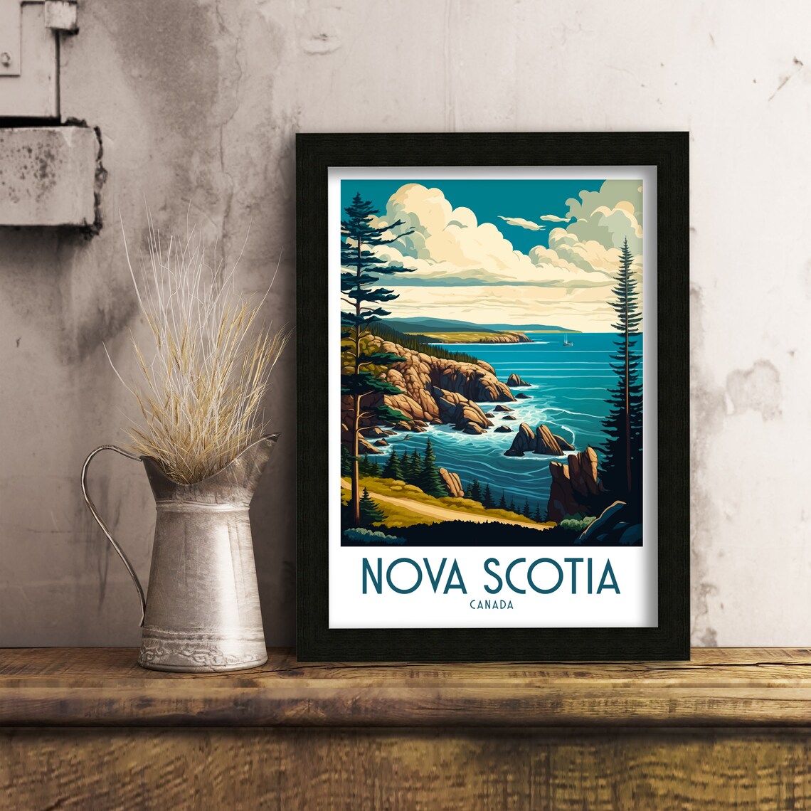 Nova Scotia Travel Poster, Canada Home Decor - Image 3
