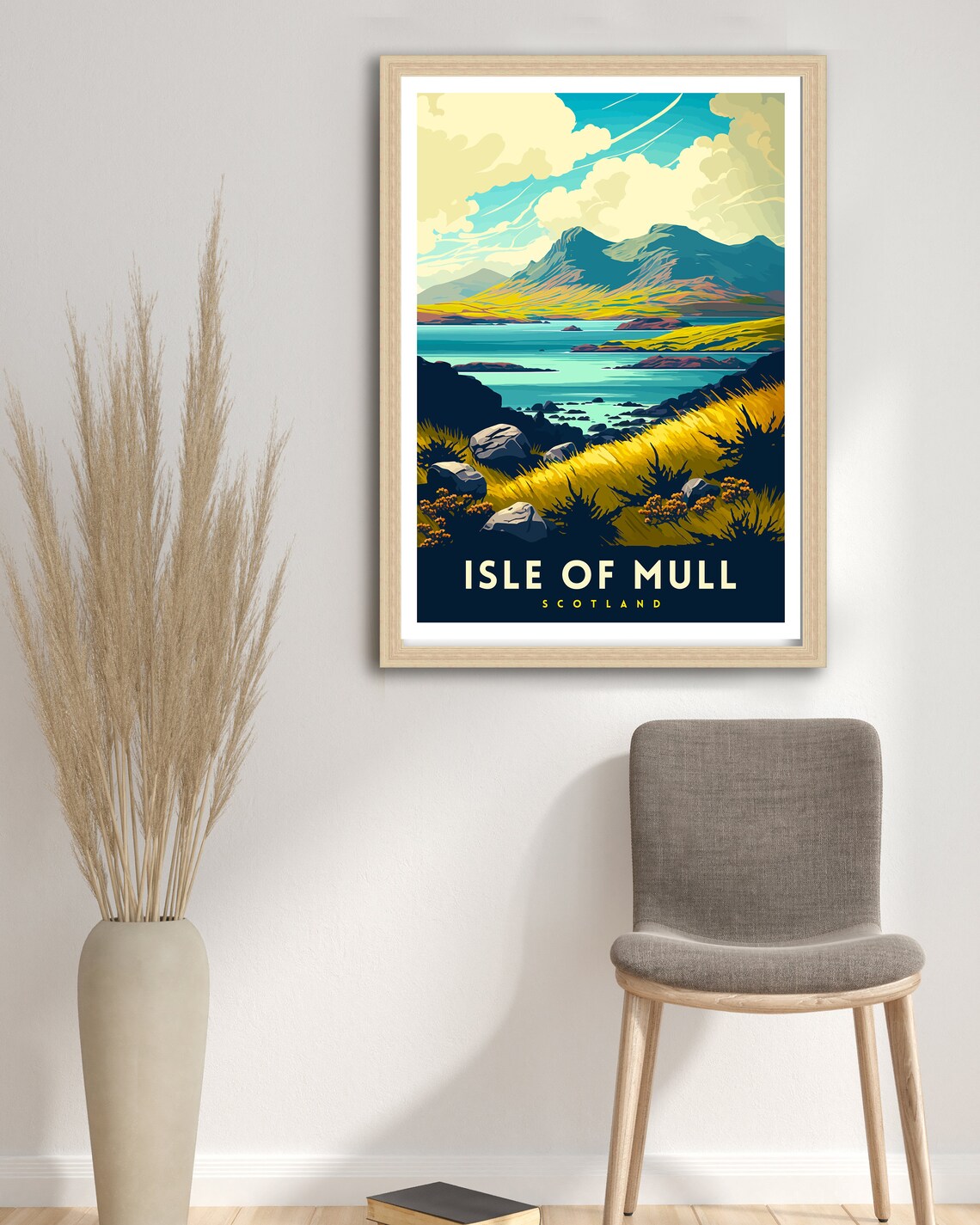 Isle Of Mull Scotland Travel Poster, Wall Decor - Image 2
