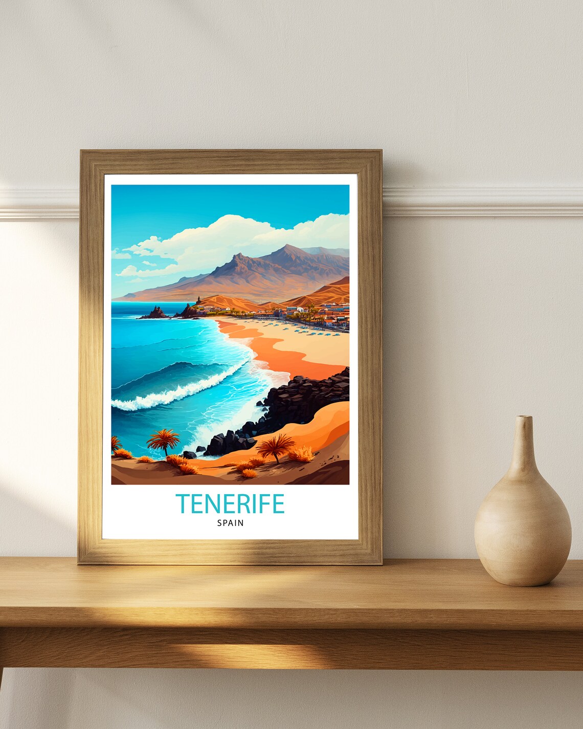Tenerife Spain Travel Poster, Home Decor - Image 3