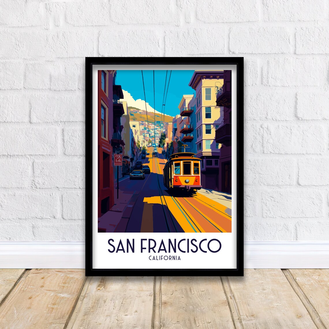 San Francisco California Home Decor Wall Art Print - Image 2