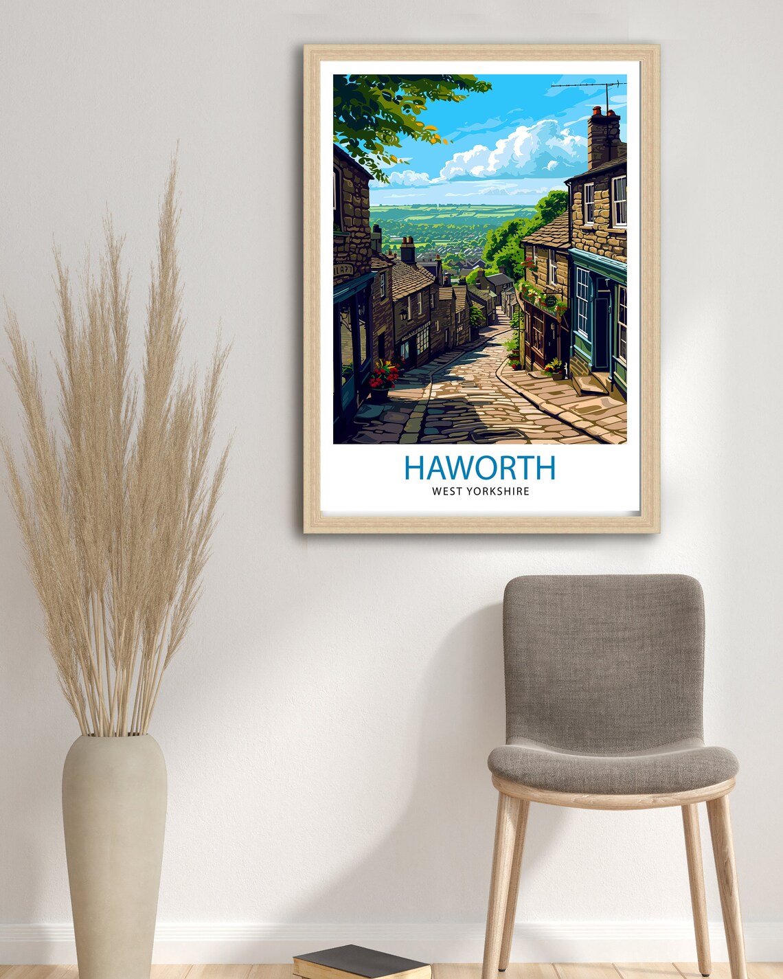 Haworth Yorkshire Travel Poster, England Wall Art - Image 2