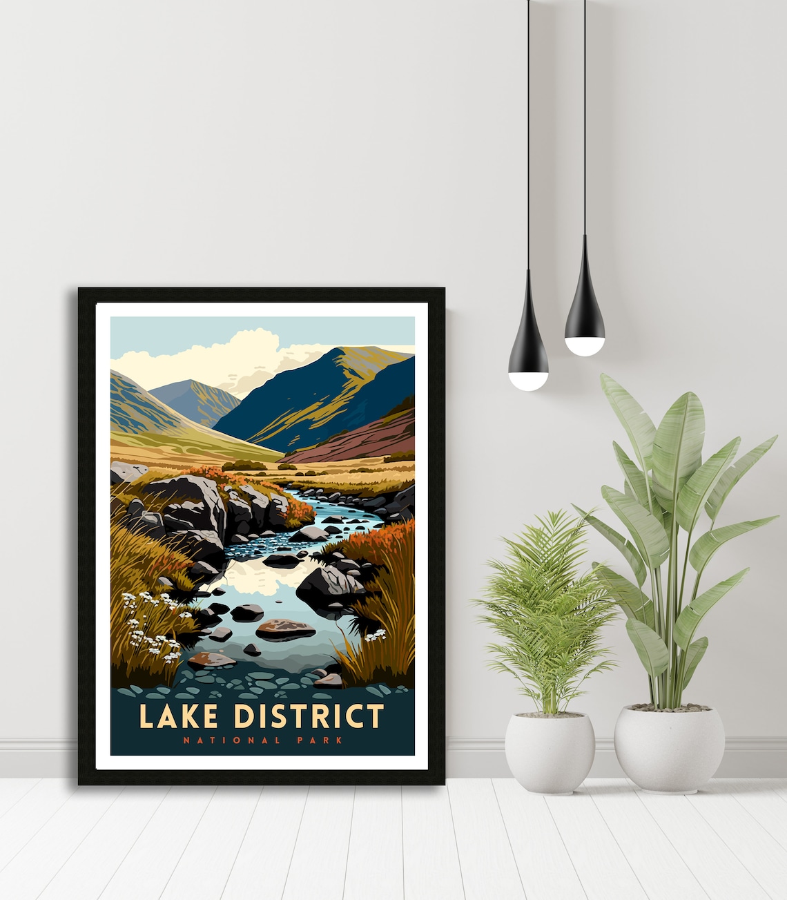 Lake District Travel Poster, Lake District Art Print - Image 2