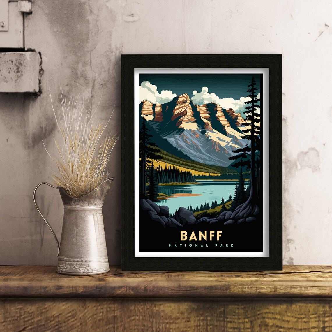 Banff National Park Travel Poster, Wall Decor - Image 2