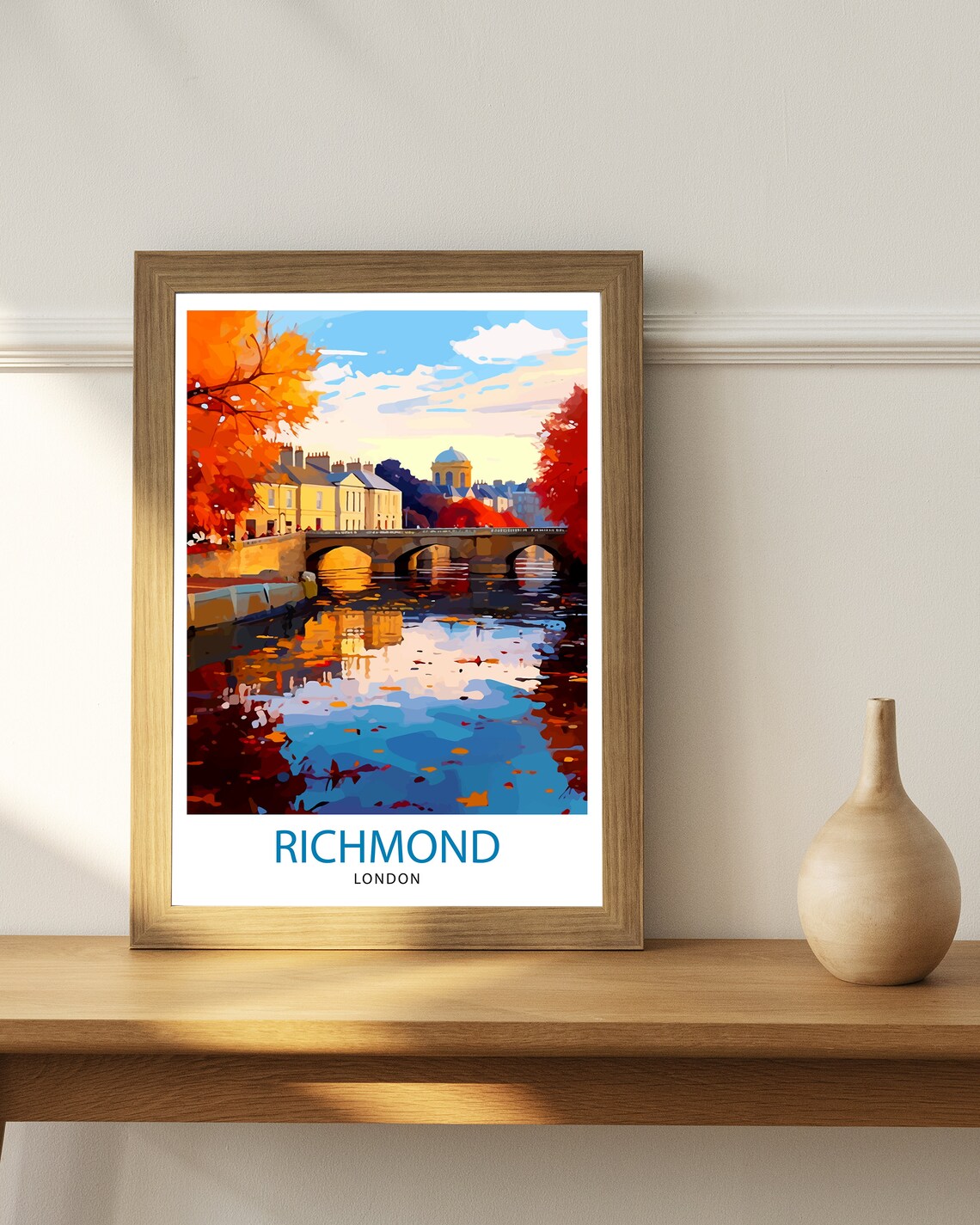 Richmond London Travel Print, Richmond Poster - Image 2