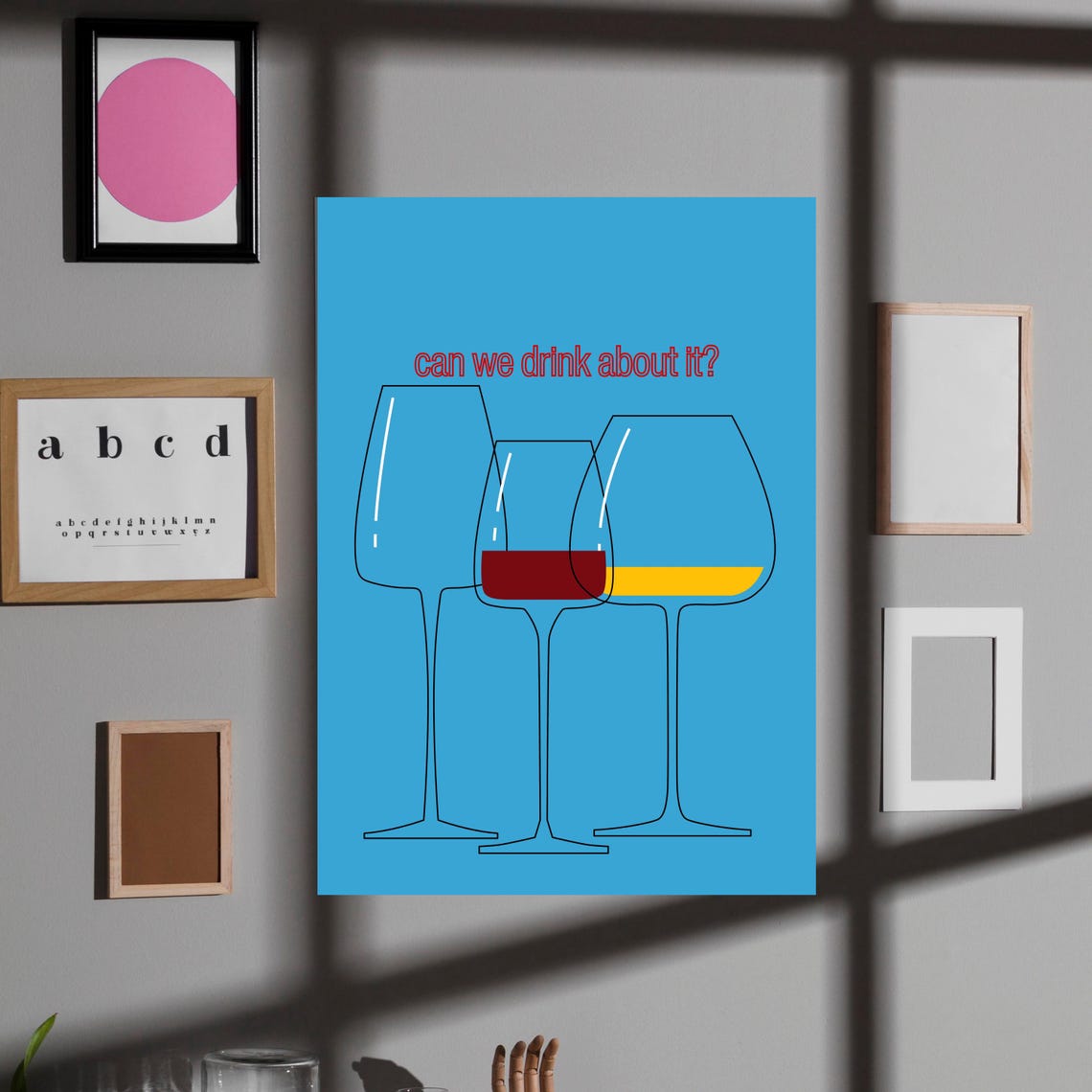 Can We Drink About It, Modern Bar Decor - Image 2