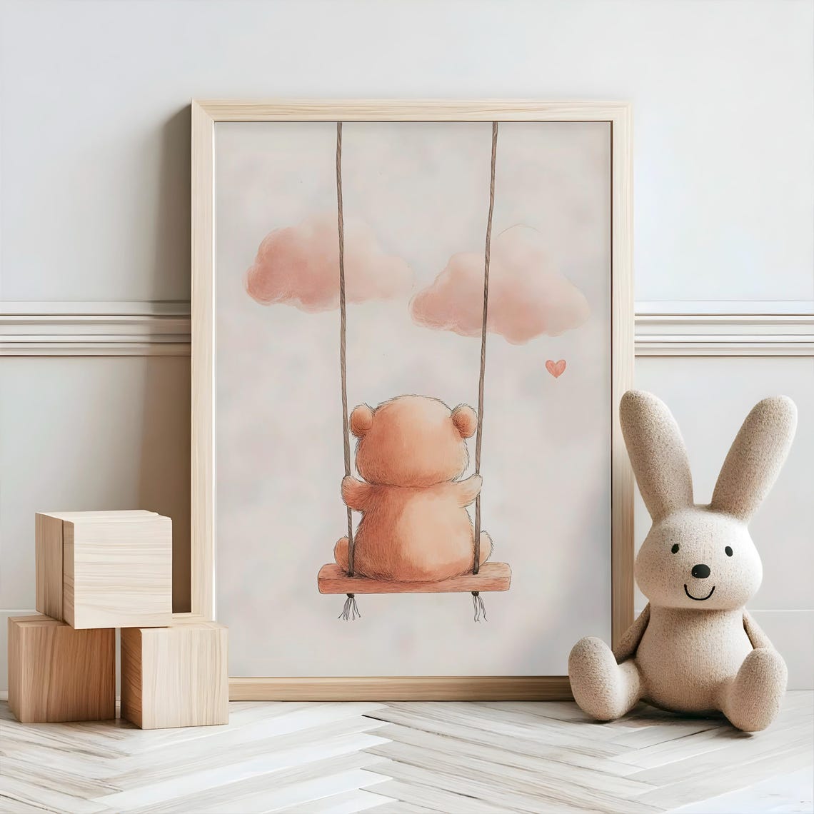 Nursery Decor Baby Room Wall Art Nursery Decor Prints Animal Boho Kids Room Decor Instant Playroom Print - Image 2
