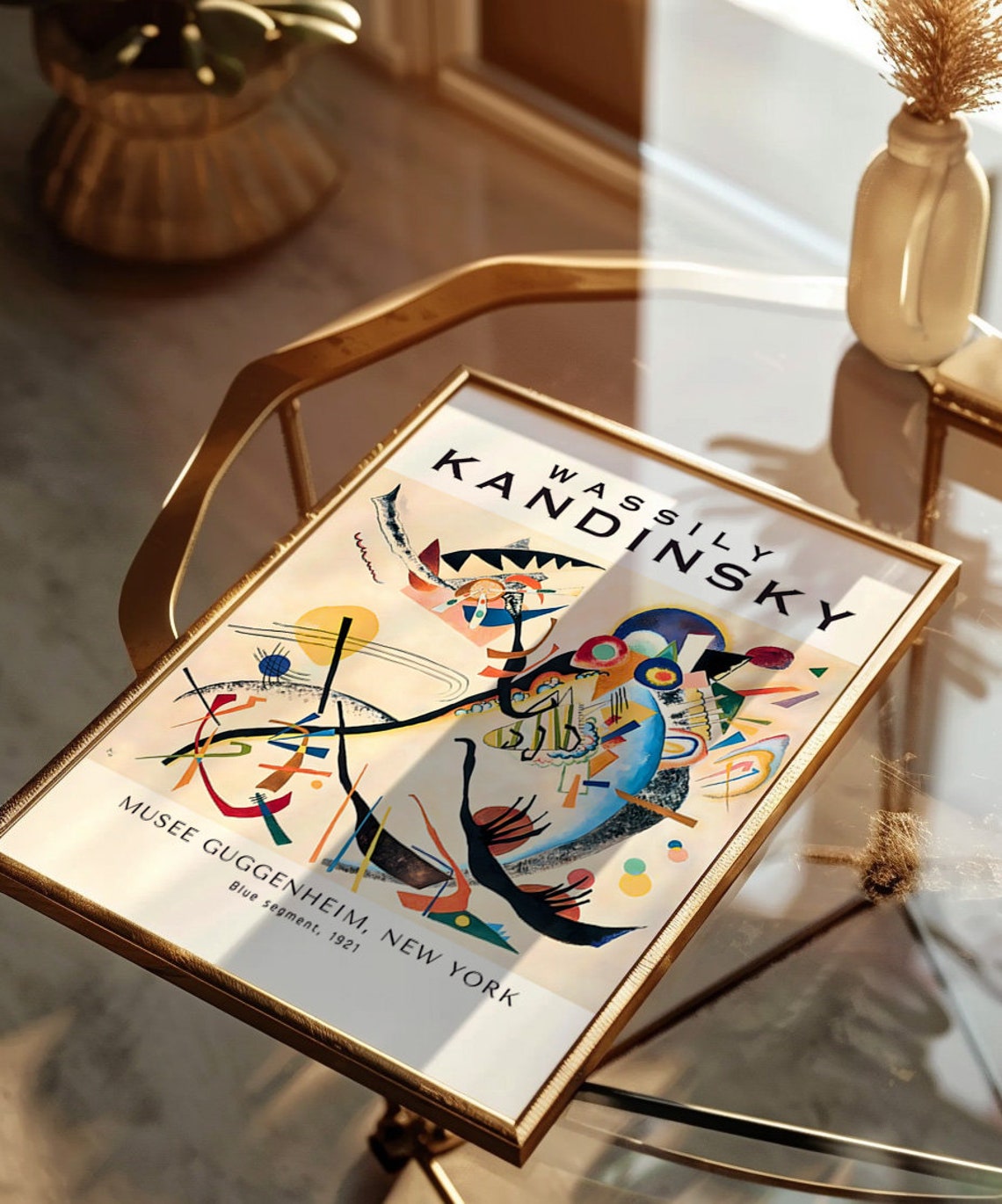 Wassily Kandinsky Blue Segment 1921 Abstract Modern Gallery Poster - Image 3