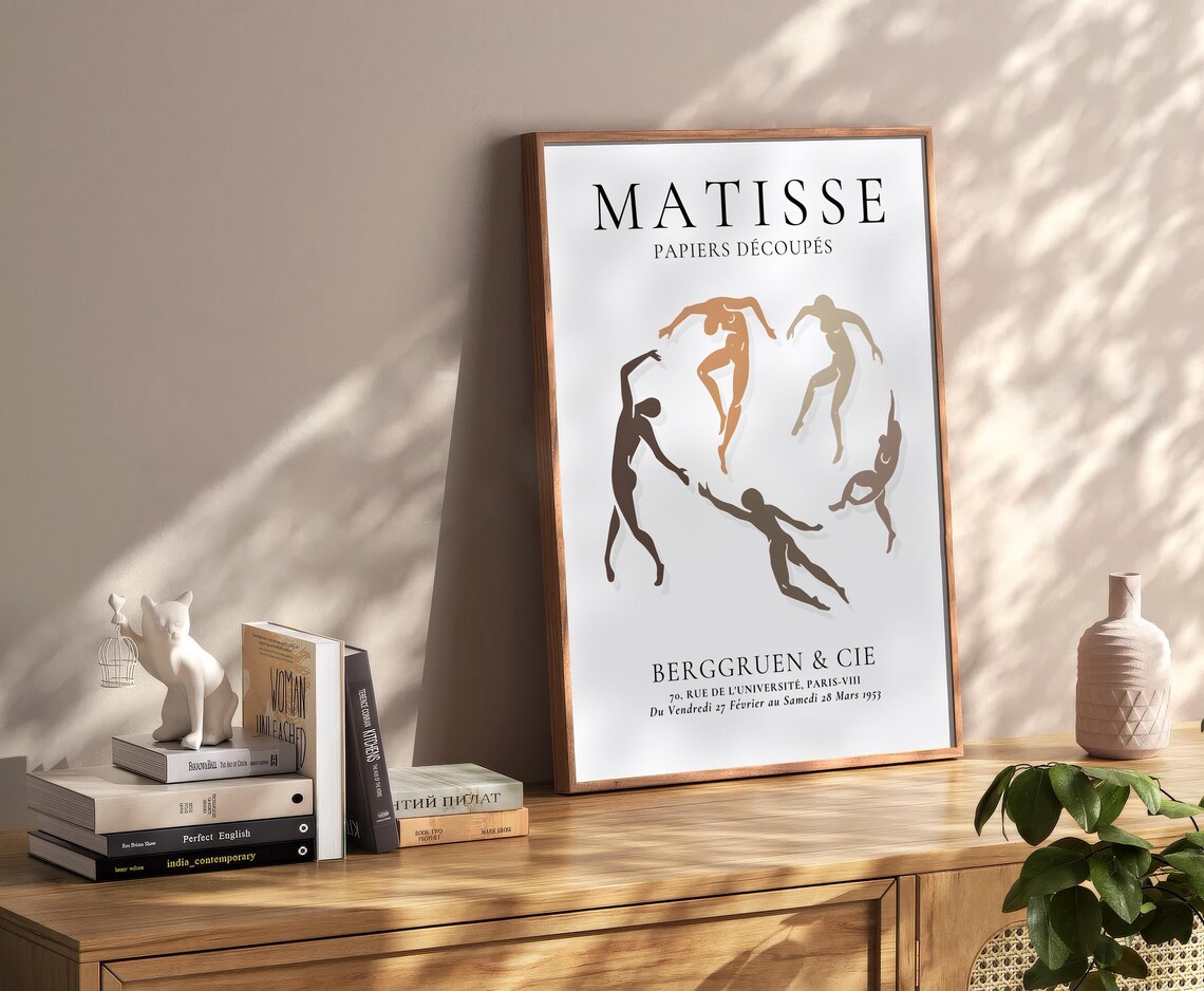 Henri Matisse Dance Boho Style Exhibition Poster Eclectic Prints Gallery Wall Art Retro Trendy Instant - Image 2