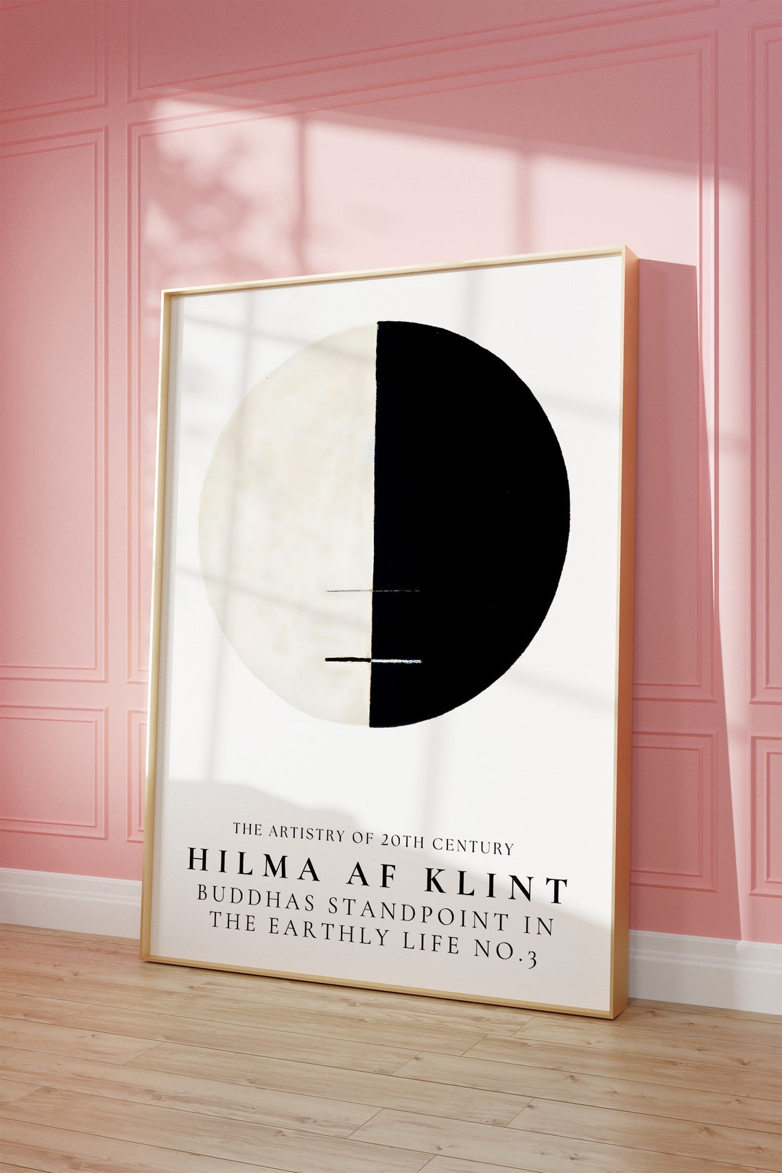 Hilma af Klint Buddhas Standpoint No 3 Minimal Zen Circle Poster - Image 3
